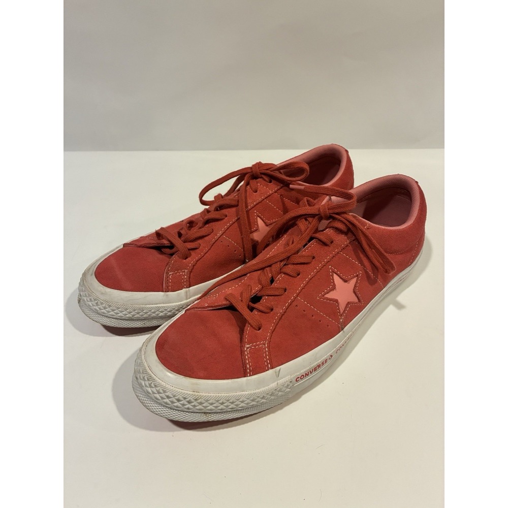 Converse One Star Ox Red Suede Low Top Sneakers Men's Size 11.5 Casual Skate
